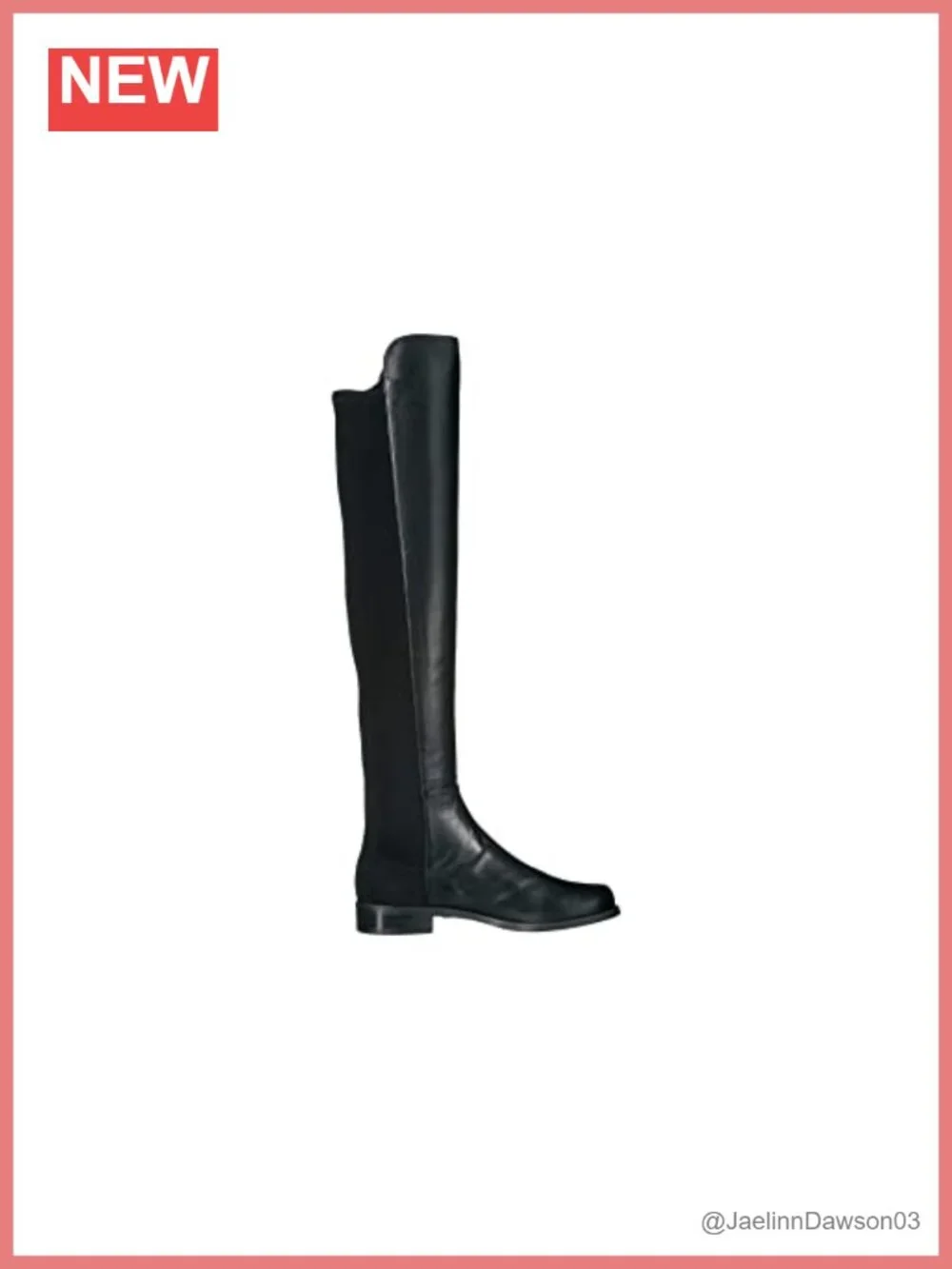 Stuart Weitzman 5050 Knee-High Boots Leather Slip-On